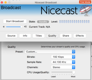 Nicecast Presets