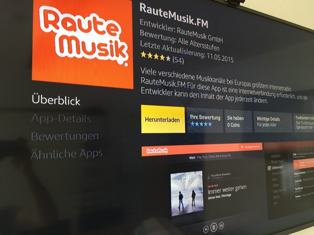 RauteMusik Fire TV App
